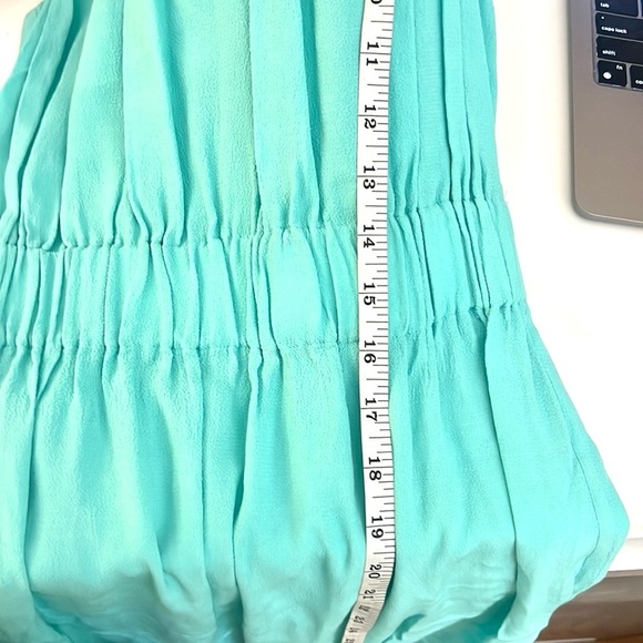 Kate Spade,Coastal Classic Turquoise-Aqua Sleeveless Dress, Tie-Back, EUC,Size 0 - Picture 10 of 11